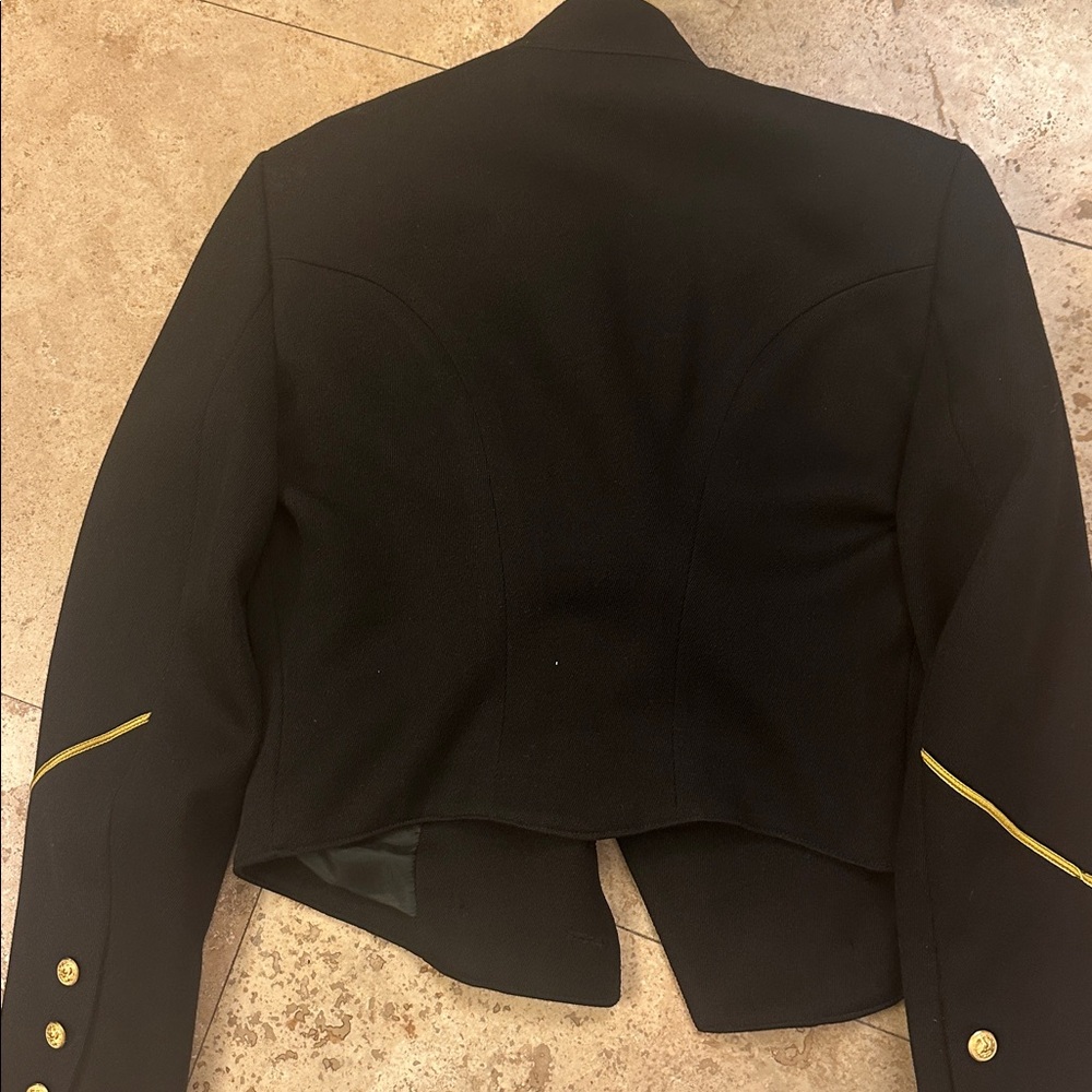 Ralph Lauren black style military style jacket with gold buttons - Picture 2 of 4